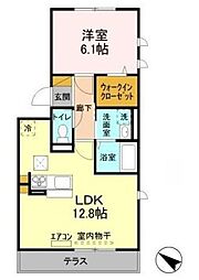 ノールメゾン南流山1 1LDKの間取図画像