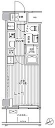 ヒューリック浅草橋江戸通 1Kの間取図画像