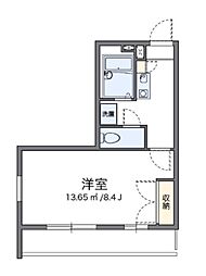 レオパレスゴールド・レジデンスソフィアA 1Kの間取図画像