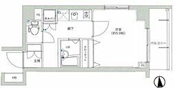 Verona錦糸町2Lusso 1Kの間取図画像
