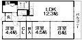 シャルル津田4階7.5万円