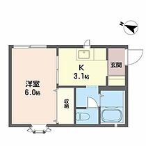 コートヴィレッジ原町 203 ｜ 宮城県仙台市宮城野区原町１丁目2-34（賃貸アパート1K・2階・24.00㎡） その2