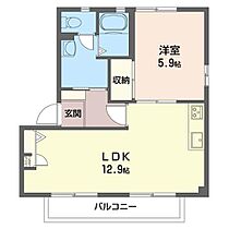 コスモパレス昴　Ｉ 00102 ｜ 栃木県下都賀郡野木町大字丸林640-23（賃貸アパート1LDK・1階・43.01㎡） その2