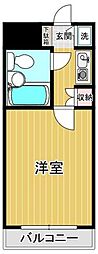 グロワールK 1Kの間取図画像