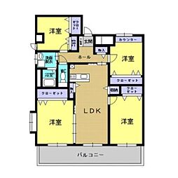 プラネートの惺 4LDKの間取図画像