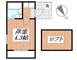 ReDEAL東武練馬 ワンルームの間取図画像