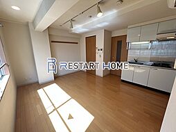 JR東海道・山陽本線 三ノ宮駅 徒歩1分の賃貸マンション 6階ワンルームのリビング/ダイニング