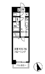 NSTビルディング2 1Kの間取図画像