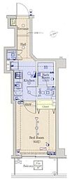 ブライズ西荻窪 1Kの間取図画像