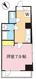 アース向ヶ丘 1Kの間取図画像