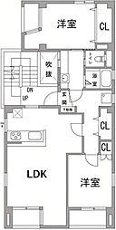Kei高円寺 2LDKの間取図画像