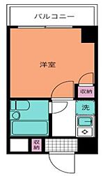 高島平ハイツ 1Kの間取図画像