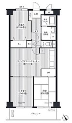 レジデンス雅鷺 3LDKの間取図画像
