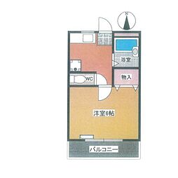 リエス青葉・すみよし台 1Kの間取図画像