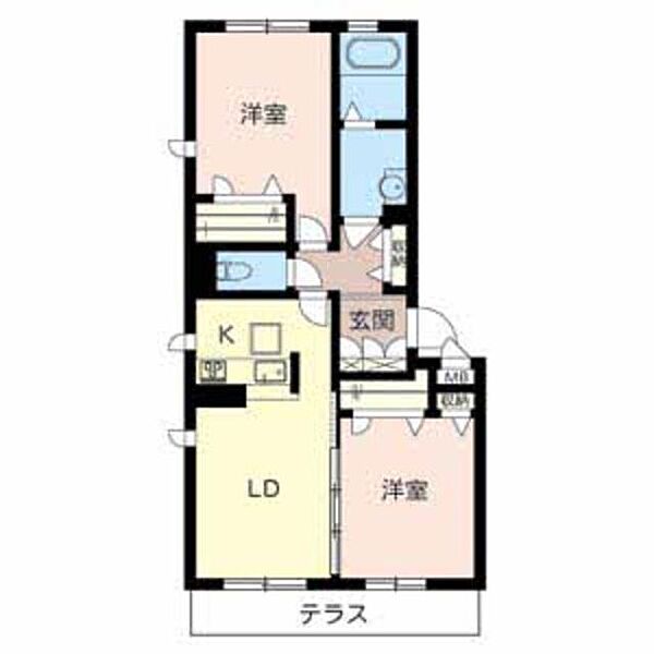 メゾン　ド　ビオーレ 0106｜大阪府八尾市東山本新町４丁目(賃貸マンション2LDK・1階・59.58㎡)の写真 その2