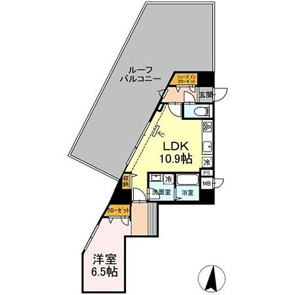 GRAND　SOLEIL 507｜神奈川県川崎市高津区上作延１丁目(賃貸マンション1LDK・5階・47.73㎡)の写真 その2