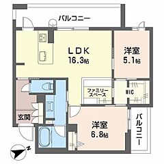 物件の間取り