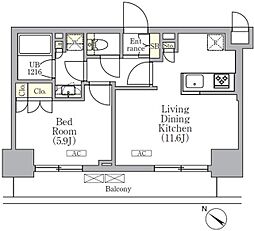 間取図画像 1LDK