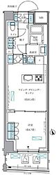パークアクシス文京本郷 1LDKの間取図画像