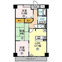 物件の間取り