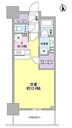 スタイリオ品川中延 ワンルームの間取図画像