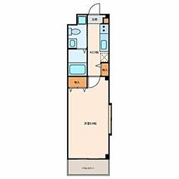 セフィール瑞江 1Kの間取図画像