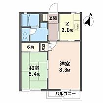 ラークハイム 203 ｜ 福島県福島市鳥谷野字道光内27-11（賃貸アパート2K・2階・38.50㎡） その2