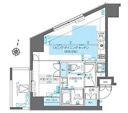 ZOOM神宮前 1LDKの間取図画像