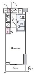アヴァンティーク荻窪 1Kの間取図画像