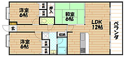ソルプラーサ堺1番館 3LDKの間取図画像