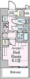 bellcouleur 1Kの間取図画像