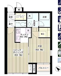 ポラリス 1LDKの間取図画像