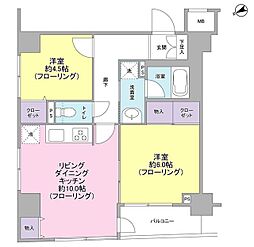 パートナーシップアパートメント 2LDKの間取図画像