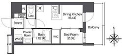 COMFORIA森下SOUTH 1DKの間取図画像