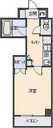 パークアベニュー鹿沼 1Kの間取図画像