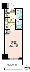 MFPRコート木場公園 1Kの間取図画像
