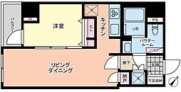 リビオメゾン東日本橋 1LDKの間取図画像