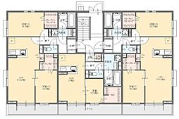 トリシア大宮櫛引 1LDKの間取図画像
