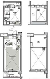 ParkCube西ヶ原STAGE 1LDKの間取図画像