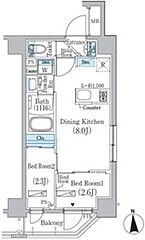 物件の間取り
