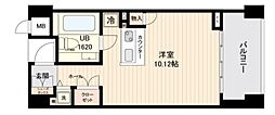 エスティメゾン白金台 ワンルームの間取図画像