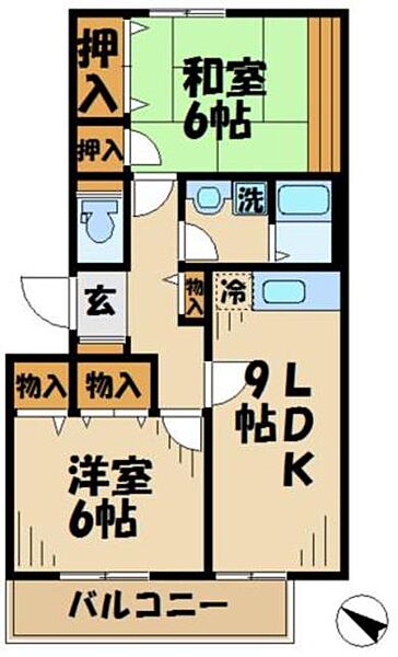シルクトゥリー B103｜東京都多摩市豊ヶ丘１丁目(賃貸マンション2LDK・1階・56.22㎡)の写真 その2
