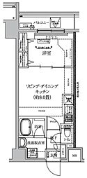 足立区東和2丁目マンション 1LDKの間取図画像