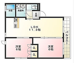 物件の間取り