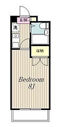 PLENDY淵野辺 1Kの間取図画像