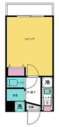 グランド・ルー ワンルームの間取図画像
