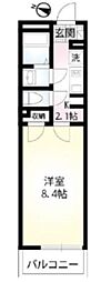 Primavera 1Kの間取図画像