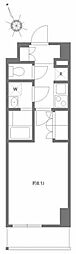 AZEST堀切菖蒲園2 1Kの間取図画像