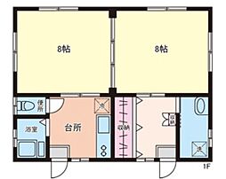 コーポヒロセ 2SDKの間取図画像