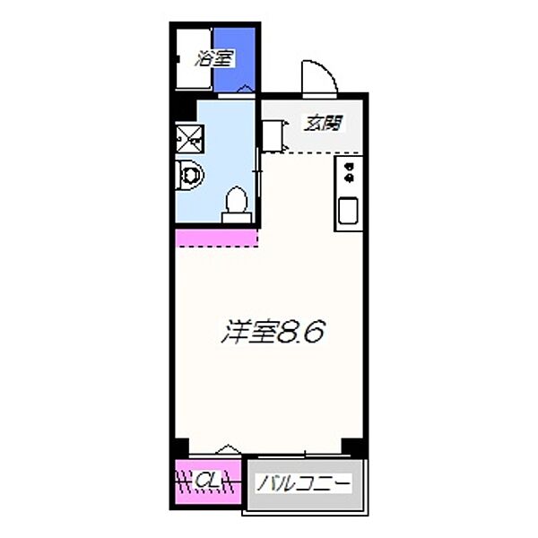 エヌエムヴァンサンク ｜大阪府堺市北区常磐町３丁(賃貸マンション1R・2階・24.30㎡)の写真 その2